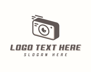Videographer - Photobooth Camera Studio logo design