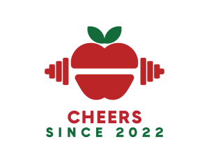 Dumbbell - Apple Fitness Strength logo design