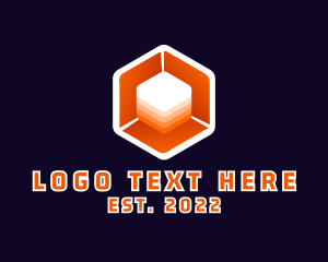 Logistic - Cyber Cube Application logo design