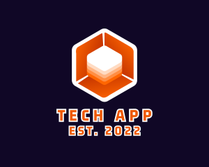 Application - Cyber Cube Application logo design