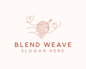 Hand Yarn Crochet logo design