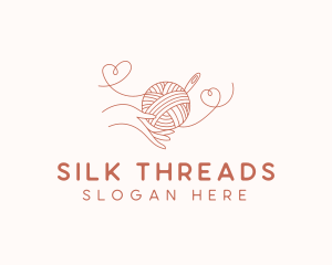 Hand Yarn Crochet logo design