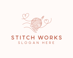 Hand Yarn Crochet logo design