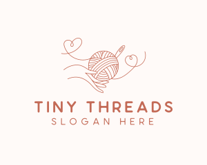 Hand Yarn Crochet logo design