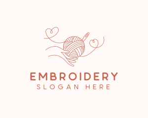 Hand Yarn Crochet logo design