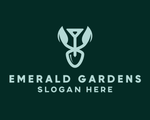 Garden Shovel Landscaping logo design