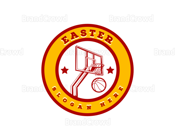 Basketball Game Training Logo