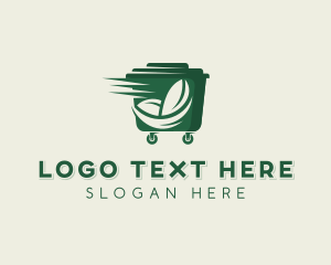 Recycling Bin - Dumpster Garbage Disposal logo design