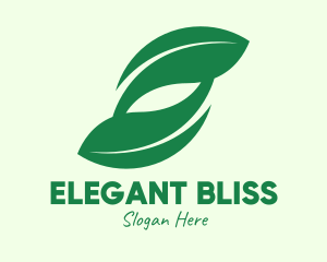 Green Eco Leaves Logo