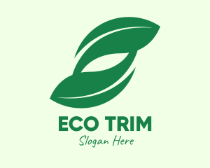 Green Eco Leaves logo design