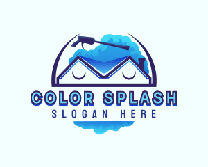 Roof Pressure Washing logo design