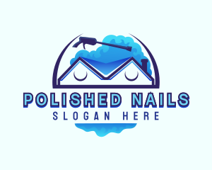 Roof Pressure Washing logo design