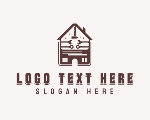 Repair - Property Construction Tools logo design