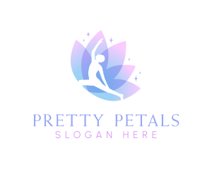 Lotus Yoga Wellness logo design