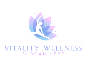 Lotus Yoga Wellness logo design
