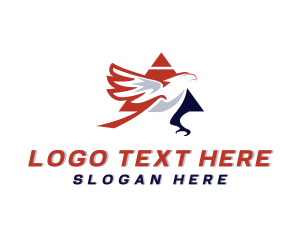 Eagle Triangle Aviation logo design
