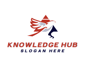 Freedom - Eagle Triangle Aviation logo design