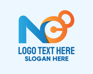 Nc - N & C Kettlebell logo design