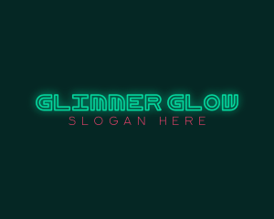 Nightclub Neon Glow logo design