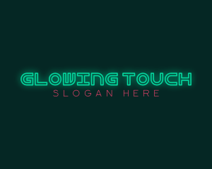 Nightclub Neon Glow logo design