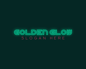 Nightclub Neon Glow logo design