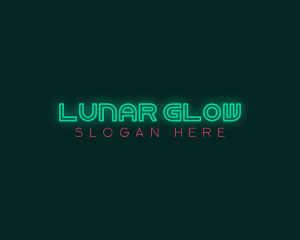 Nightclub Neon Glow logo design