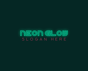 Nightclub Neon Glow logo design