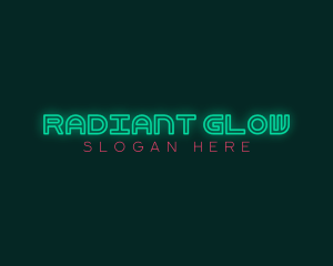 Nightclub Neon Glow logo design