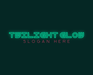 Nightclub Neon Glow logo design