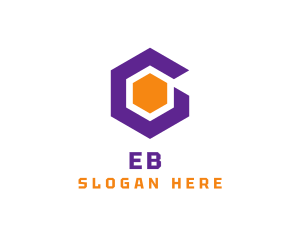 Modern Tech Hexagon Letter G Logo