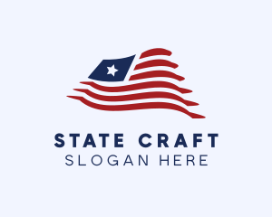 State - Liberian Country Flag logo design