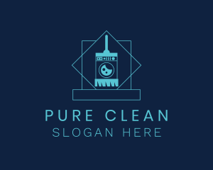 Detergent - Laundry Cleaning Appliance logo design