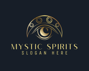 Mystic Lunar Eye logo design