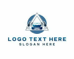 Sedan - Car Sedan Buffing logo design