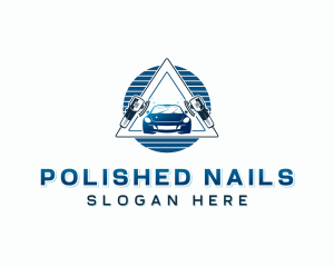 Car Sedan Buffing  logo design