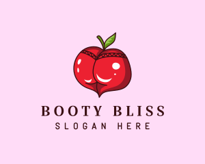 Butt - Sexy Radish Butt logo design