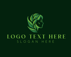 Therapy - Mental Health Leaf logo design