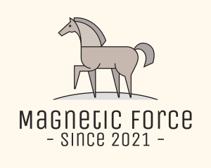 Prancing Equestrian Horse logo design