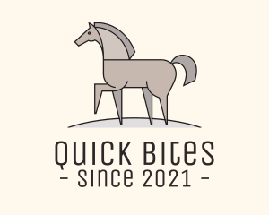 Prancing Equestrian Horse logo design