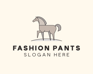 Prancing Equestrian Horse logo design