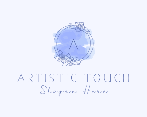 Blue Aesthetician Beauty  logo design