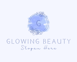 Blue Aesthetician Beauty  logo design