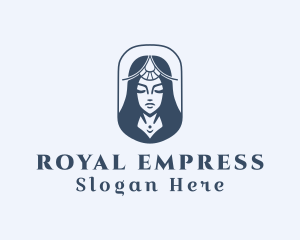 Empress - Lady Princess Tiara logo design