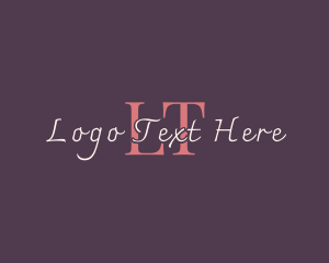 Handwriting - Elegant Fashion Beauty logo design