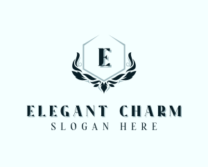 Elegant Floral Boutique logo design