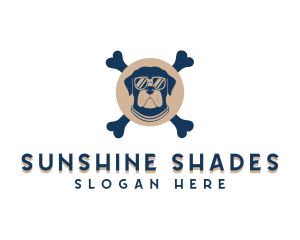 Sunglasses - Cool Dog Sunglasses logo design