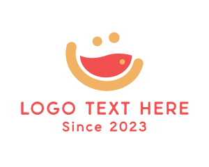 Bowl - Happy Soup Diner logo design