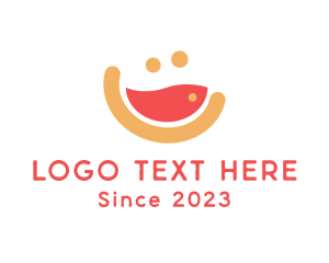 Hello - Happy Soup Diner logo design