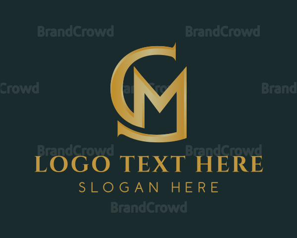 Elegant Business Letter CM Logo