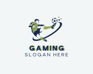 Soccer Football Player logo design